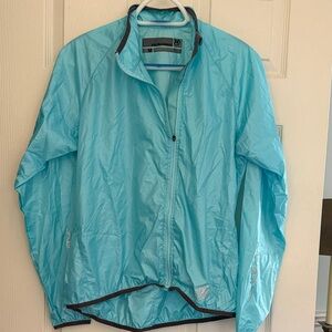 Novara Light Blue Utility Jacket - Women's Windbreaker